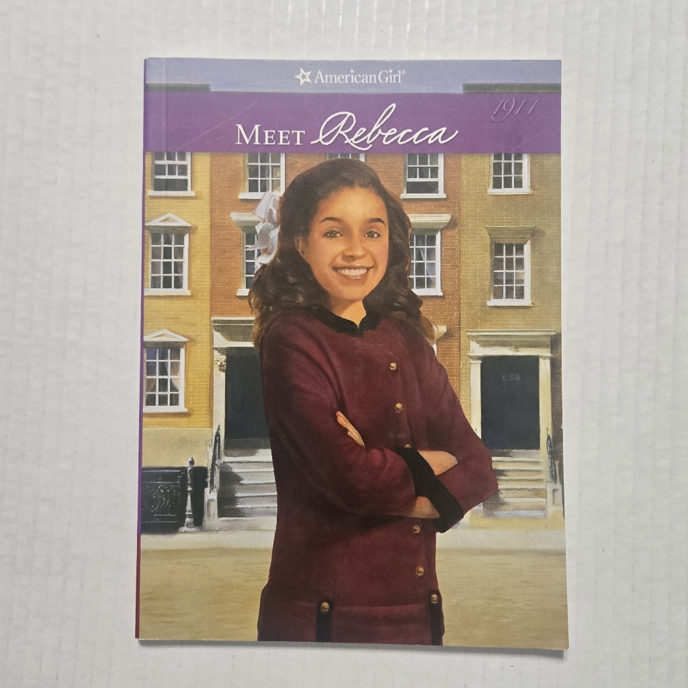 American Girl Meet Rebecca Book with Burgundy Cover